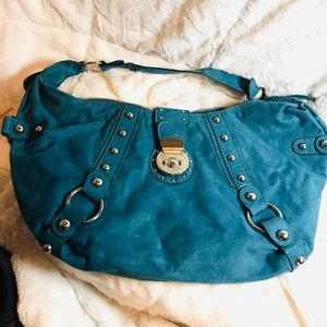 GUESS Suede Leather Hans bag/purse hobo